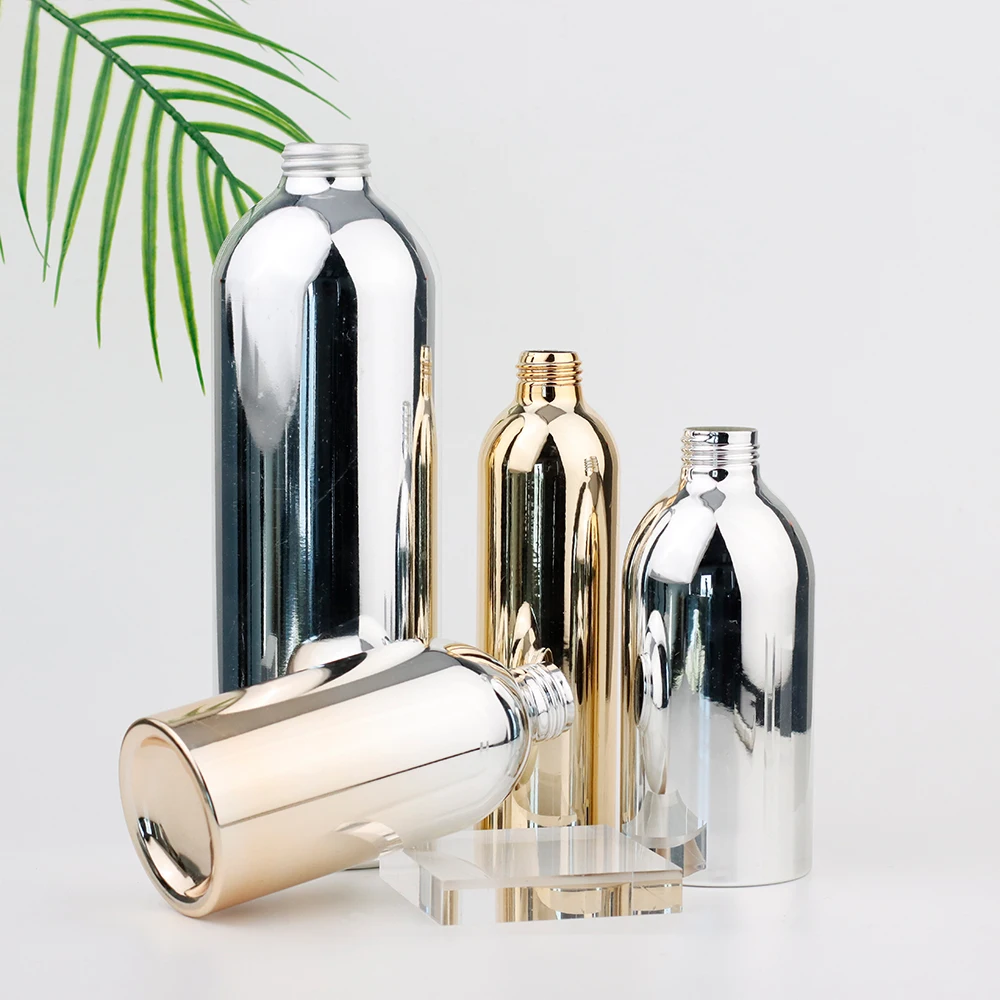 Beautiful design 5ml empty aluminum travel perfume atomizer shampoo conditioner refillable spray for bottles