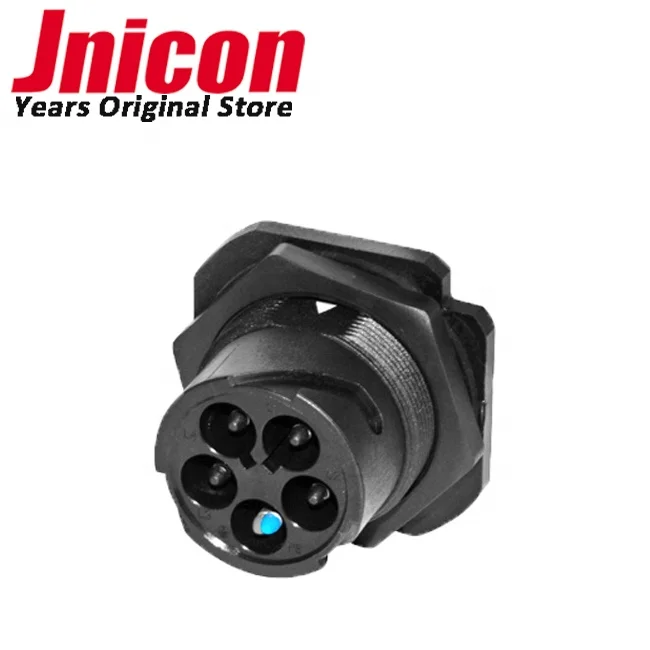 Jnicon M40 bayonent 5Pin Waterproof Circular Connector With Crimping Terminals