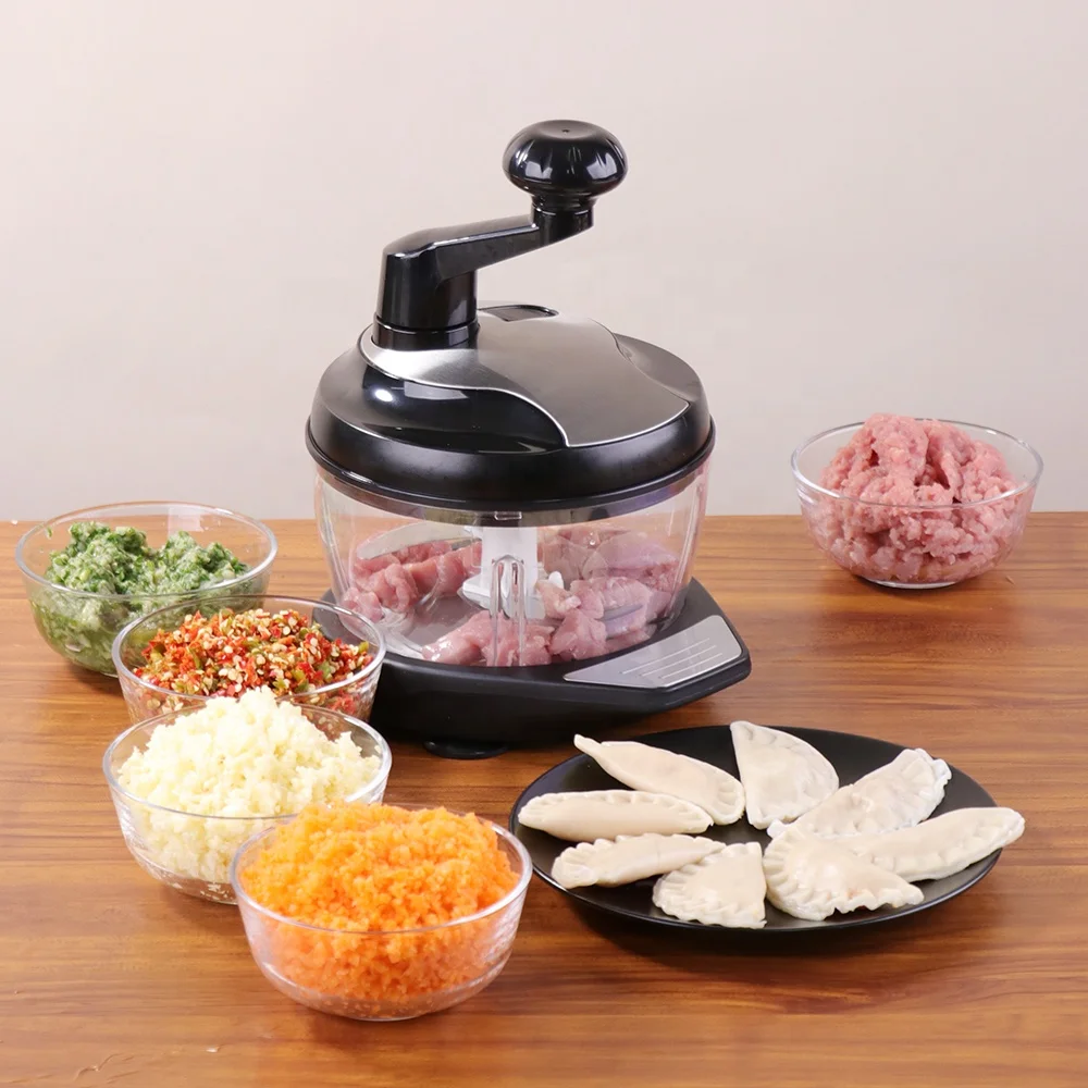 1600ML heavy duty hand crank meat chopper and blender with egg white separator