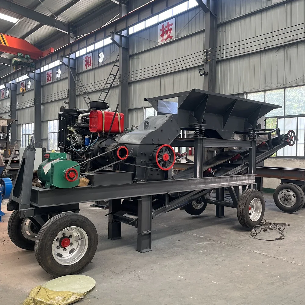 Factory Supply Small And Medium 10-15t/H Concrete Hammer Sand Making Machine Mining Stone Special Hammer Crusher