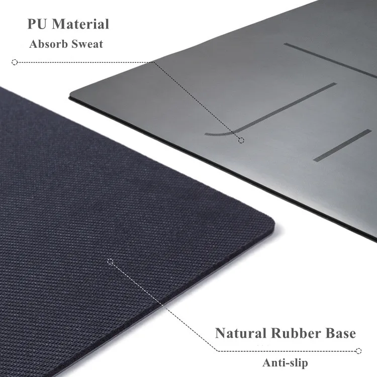 China Wholesale Custom High Quality Luxury Eco Friendly Natural Rubber Polyurethane Yoga Mat