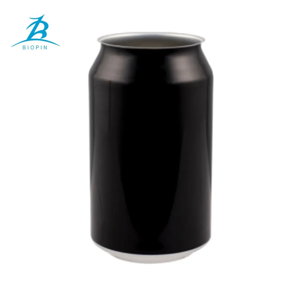 Empty printed metal aluminum can 330ml standard cans with 202#SOT lid for soda energy drink beverage beer packaging