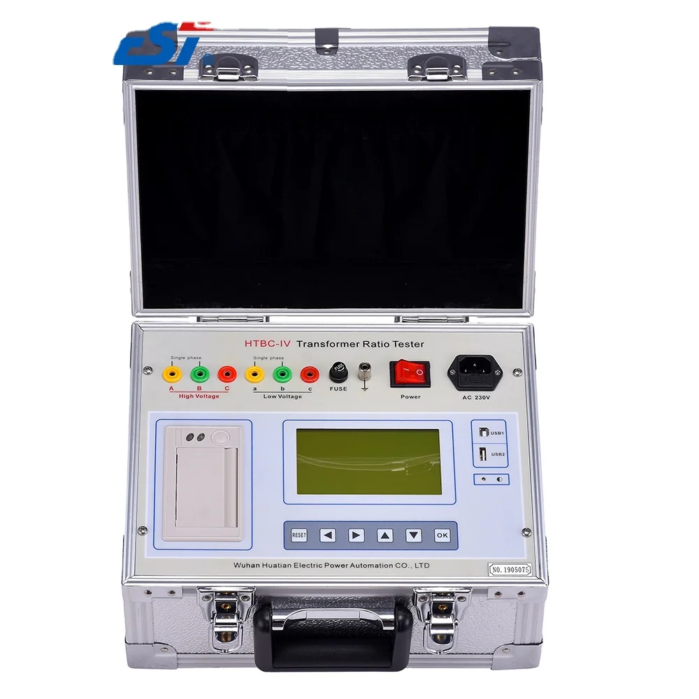 B HTBC-IV Automatic Transformer TTR Analyzer Digital Transformer Turns Ratio Group Tester