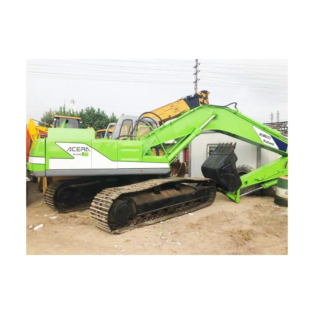 2019 год KOBELCO б/у Средний экскаватор kobelco 20 тонн sk200 sk200-3 sk200-6 sk200-8 Землеройная техника