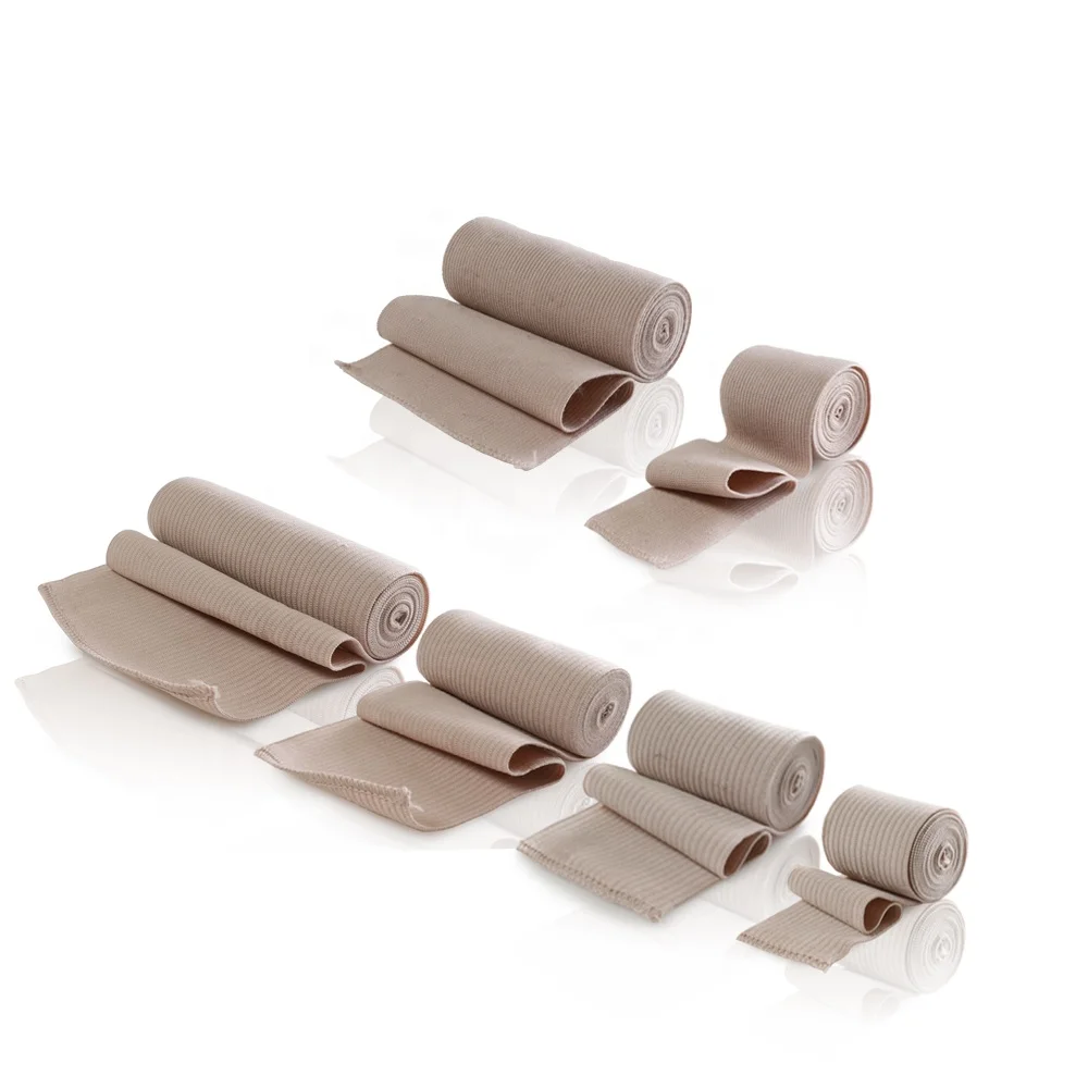 Medical High Elastic Bandage Custom Logo Easy Tear Bandage Tubular Finger