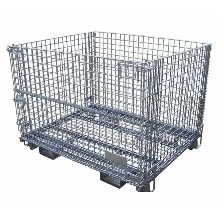 Custom Folding logistics trolley Express factory storage cage storage car Logistics turnover OEM metal sorting car trolley