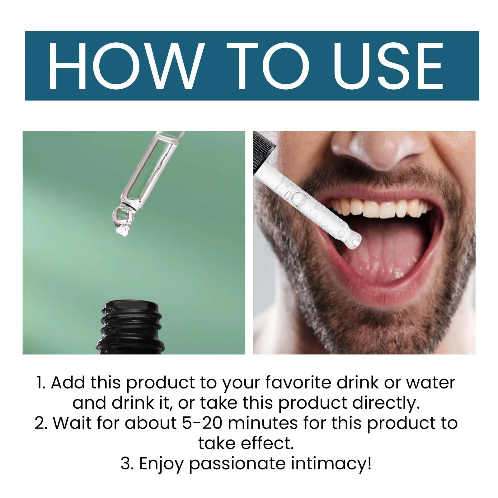 Googeer Secret Drops For Strong Men Release stress and anxiety, enhance relaxation and positiveemotions confident and happy