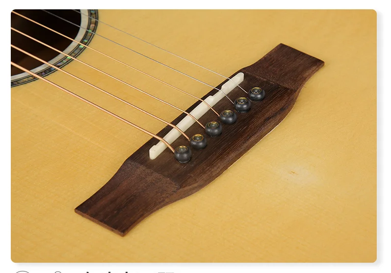 41'  Solid single board spruce back mahogany wood gloss Acoustic guitar wholesale