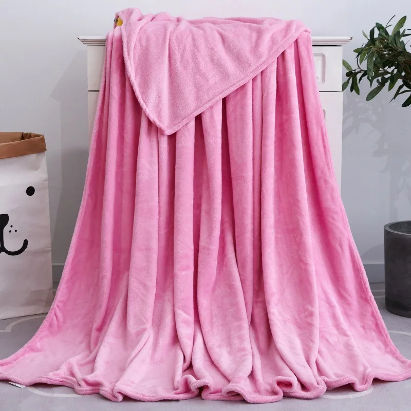Beauty Flannel Fleece  Bedding Blanket  Wholesale Folding Blanket