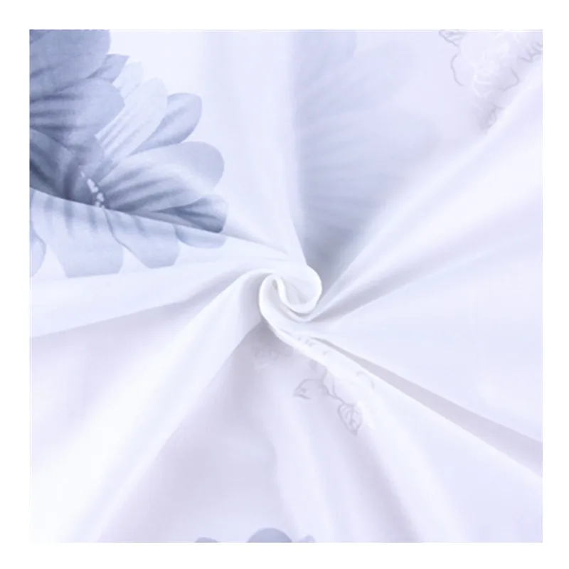 Advanced pigment printing fabric white paste printing delicate touch spacious mattress fabric