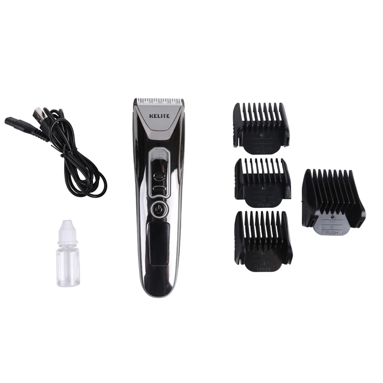Professional rechargeable electric hair clipper trimmer cordless best hair clippers for men and kids harmless