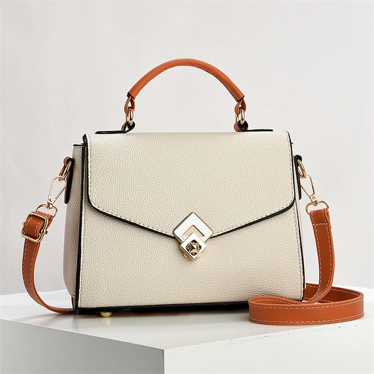 custom white unique latest leather handbags for women