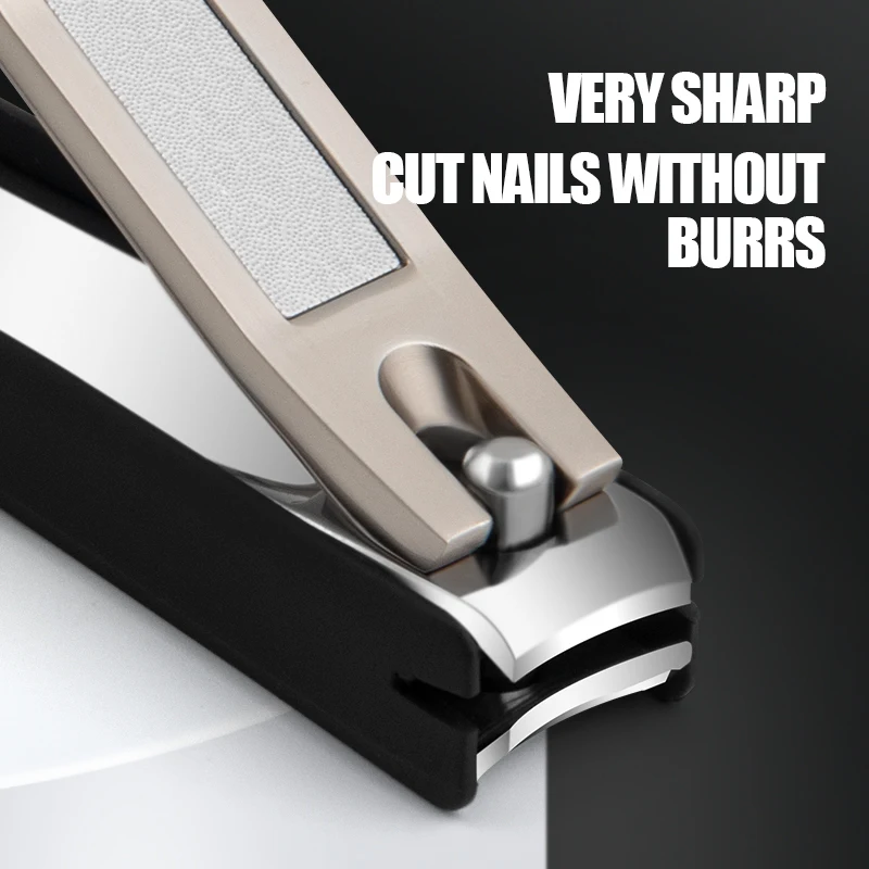 Stainless steel best clipper professional manicure tool spatter-proof nail cutter clippers