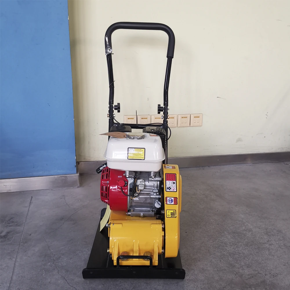 Masalta European Style 60kg Vibratory Plate Compactor Machinery With Honda/robin Engine And Moving Wheel