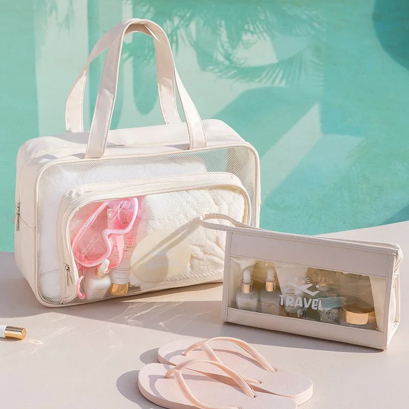 Waterproof PVC Tote Bag For Swimming Gym Sport Running Storage Bag Dry And Wet Separate Best Swimming Bag