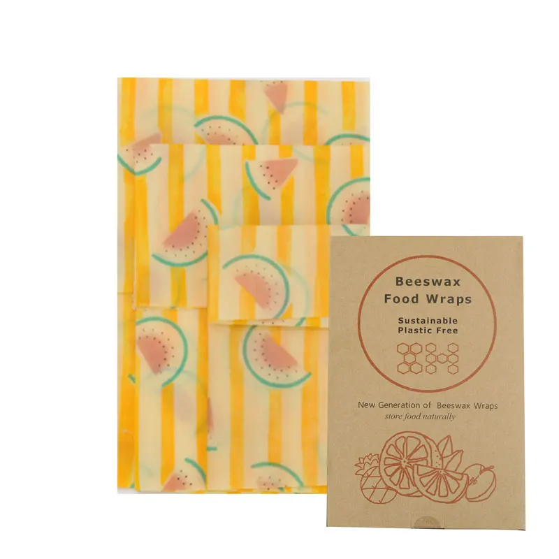 Горячая Распродажа Высококачественная цветная свежая пчелиная восковая пищевая пленка рулоны Пищевая Пленка Пластиковая Пленка