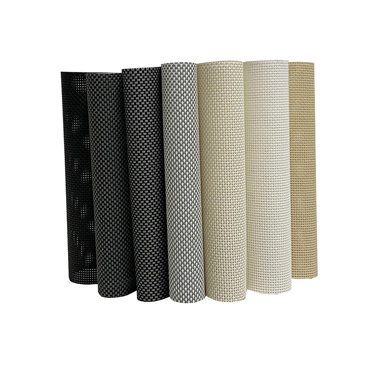 30% полиэстер 70% ПВХ солнцезащитные роликовые ткани для оптовой продажи оконных роликовых