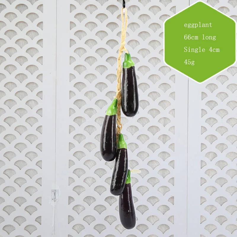 Joy Various Styles Lifelike Vegetable String Models Artificial Vegetable For Display Window Home Decoration