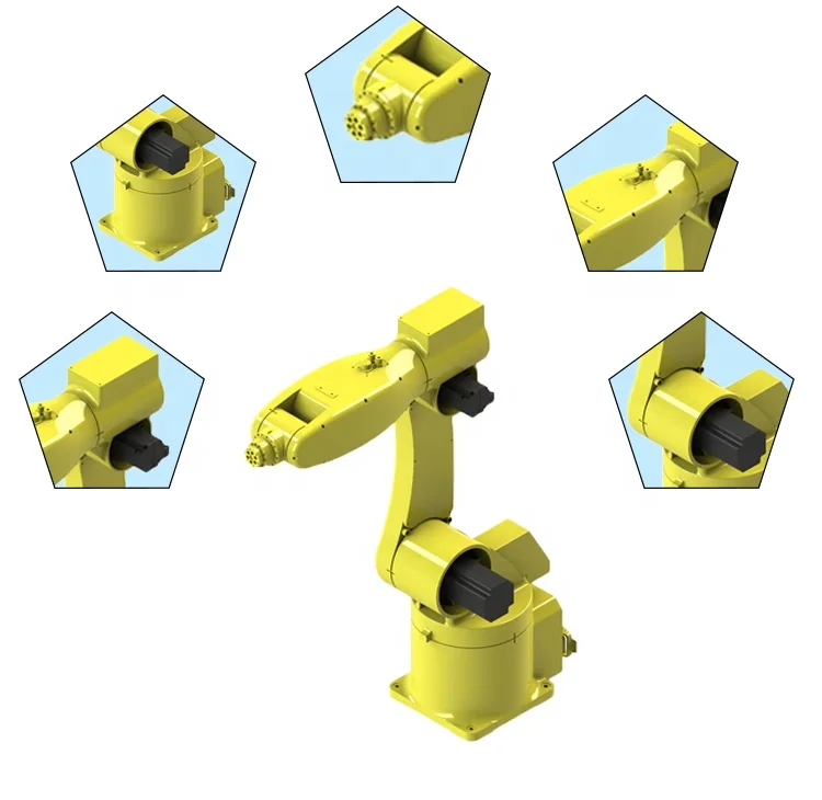 Mini Industrial Robot Arm 6 DOF Manipulator For Handling Servo Motor Robot Robotic Arm Price