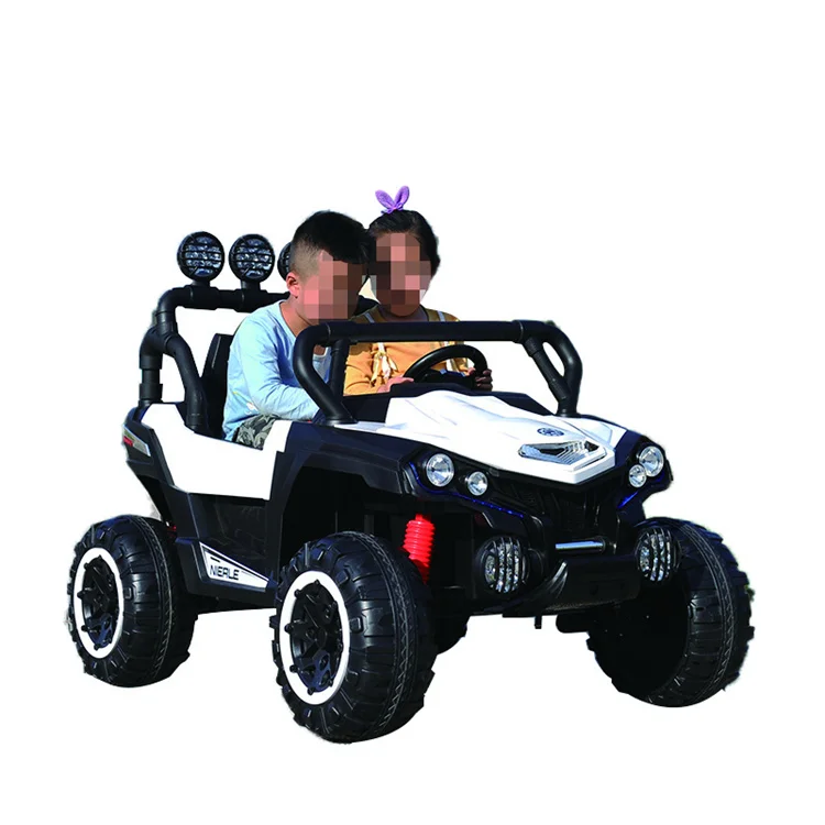 Детский Двухместный электрический автомобиль, может сидеть на четырех колесах, взрослый большой детский игрушечный автомобиль, полноприводный внедорожник
