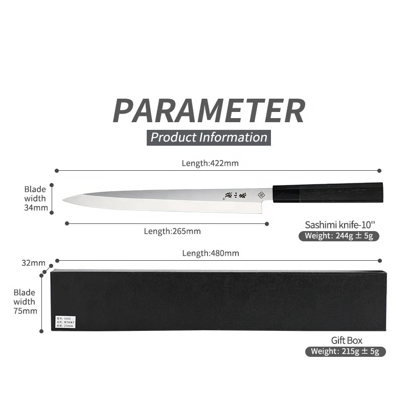 Yanagiba Knife Powder steel Japanese kitchen knives sushi knife