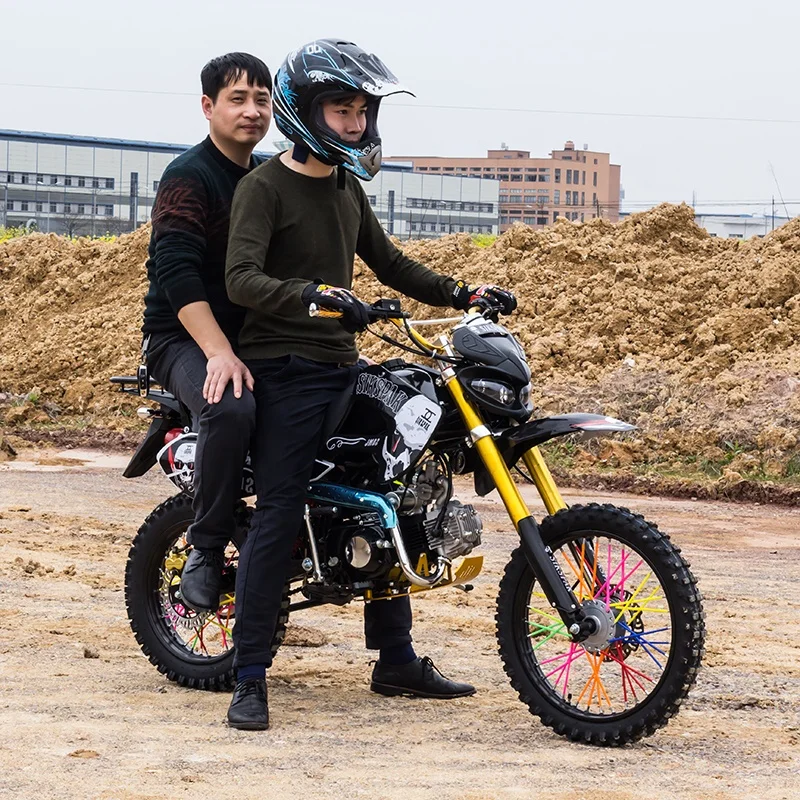  Бензиновый другие мотоциклы 125 cc генератор с воздушным охлаждением мощностью удар и электрическим запуском внедорожных мотоциклов взрослых 4 такта большими колесами