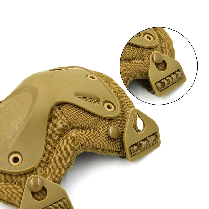 Combat Tactical Hard Knee & Elbow Pads Protection Hunting Sports Safety Pads For Outdoor