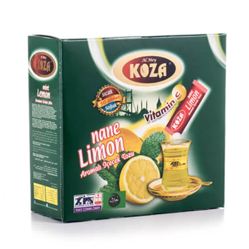 
Single Use Mint Lemon Flavoured Powder Drink 