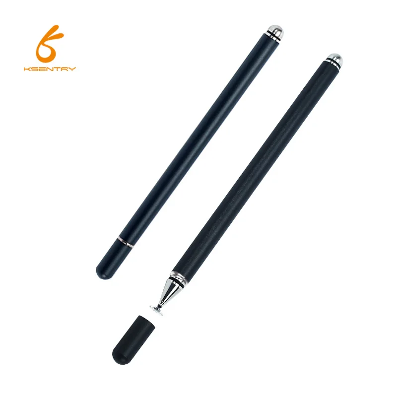 Oem/odm Universal Stylus Pens For Touch Screen Metal With Logo Suitable For Apple/samsung/xiaomi tablet stylus pen 2 In 1 Stylus