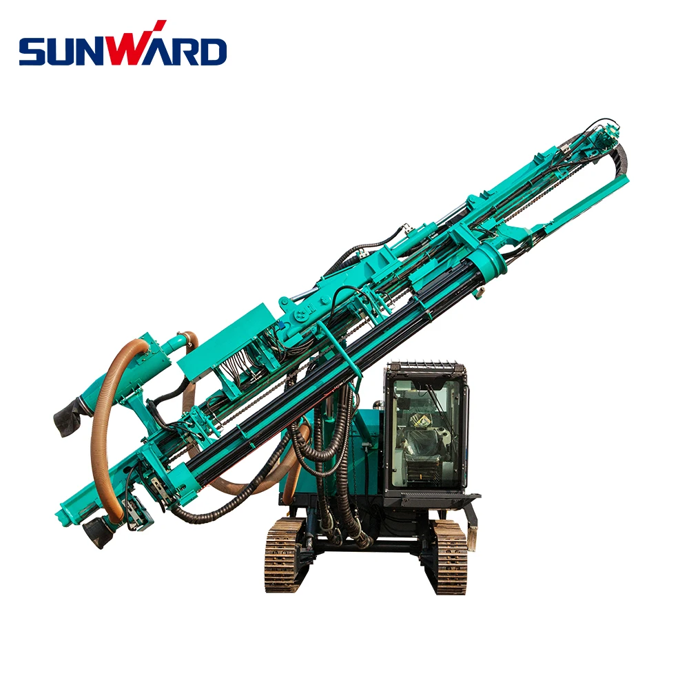 SUNWARD SWDR138 Cutting drill rig air compressor for water well drilling with Bestar Price