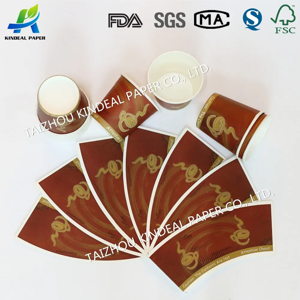 
cup paper making materials in taizhou kindeal paper 