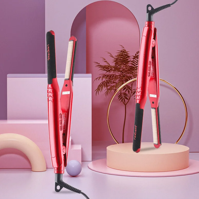 New Generation LCD Display 450f Degree Flat Irons Titanium Plates 2 in 1 Straightening Curling Iron Hair Straightener