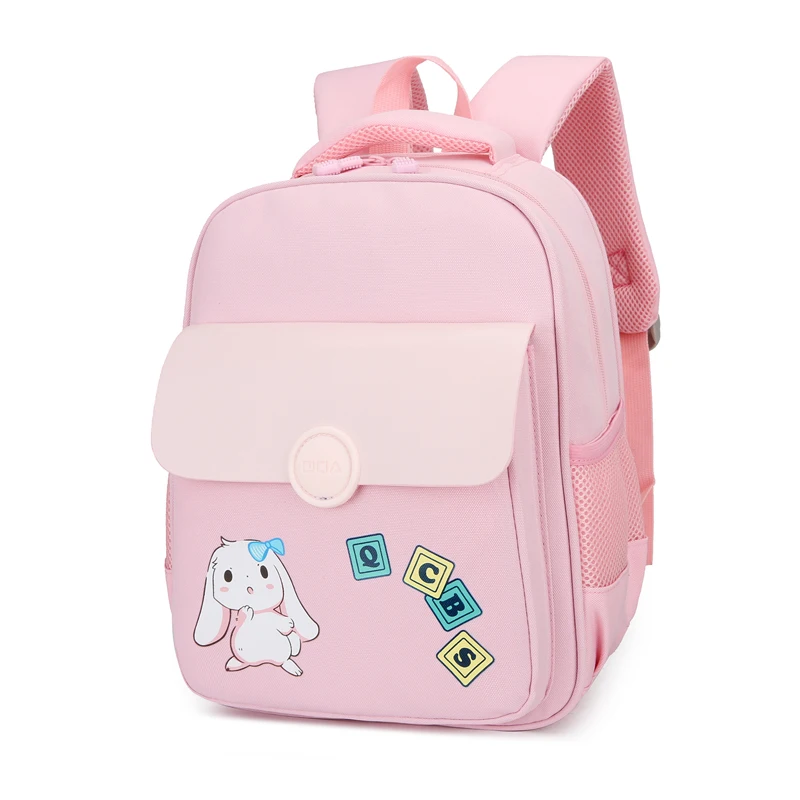 Fashion silk printed new style cute cartoon toddler school bag school backpack for kids