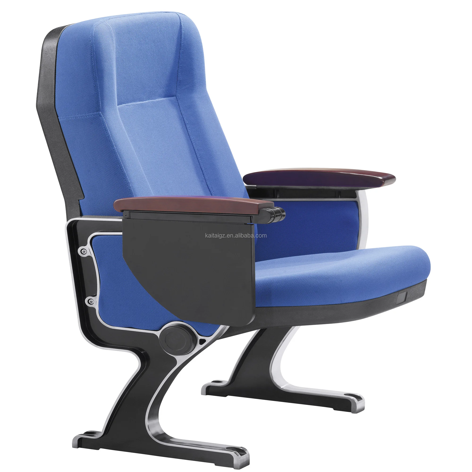 Hot sale fabric conference chair lecture hall auditorium seat school chair with aluminium leg