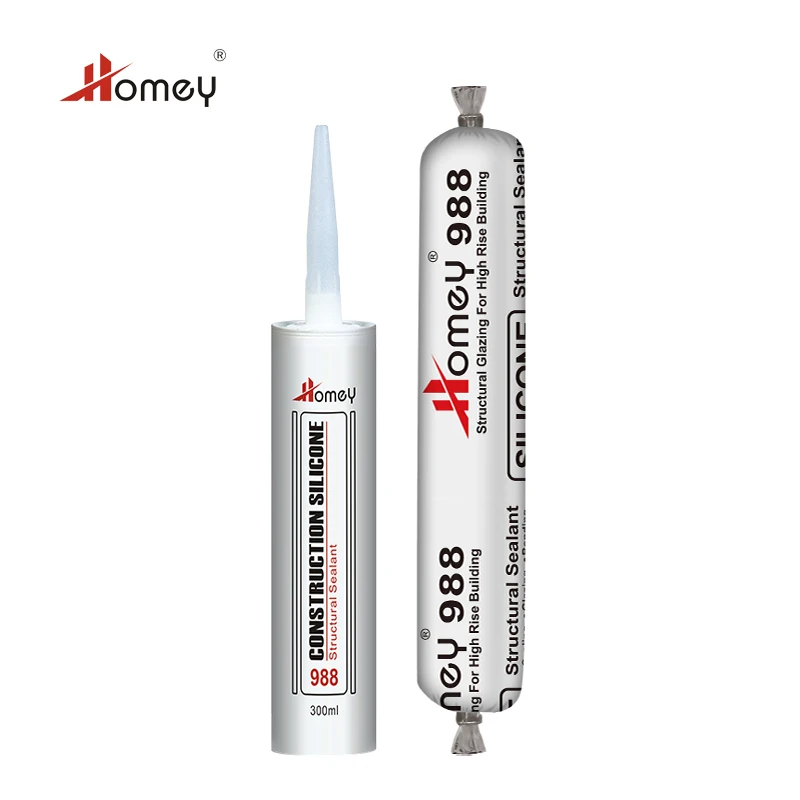 Homey 988 600ml sausage packing neutral  structural  silicone sealant