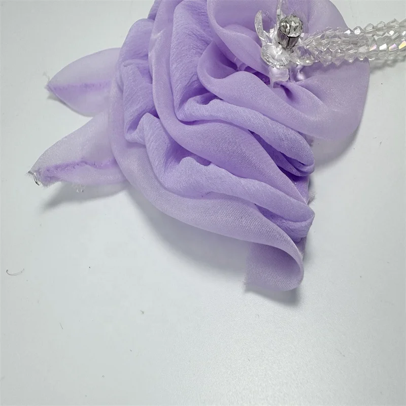 3D Multi-layer Handmade Cloth Stickers DIY Corsage Bead Appliques for Garment Accessories