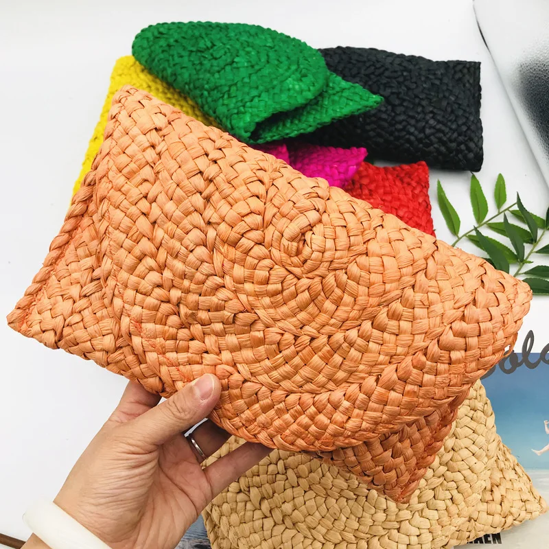 New corn fur woven bag hand Mobile phone bag coin wallet Japan and South Korea