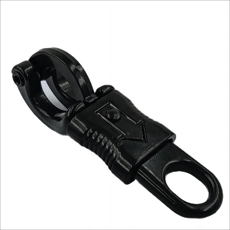 Durable heavy duty metal High strength Stainless Steel Quick Release Black Panic snap hook