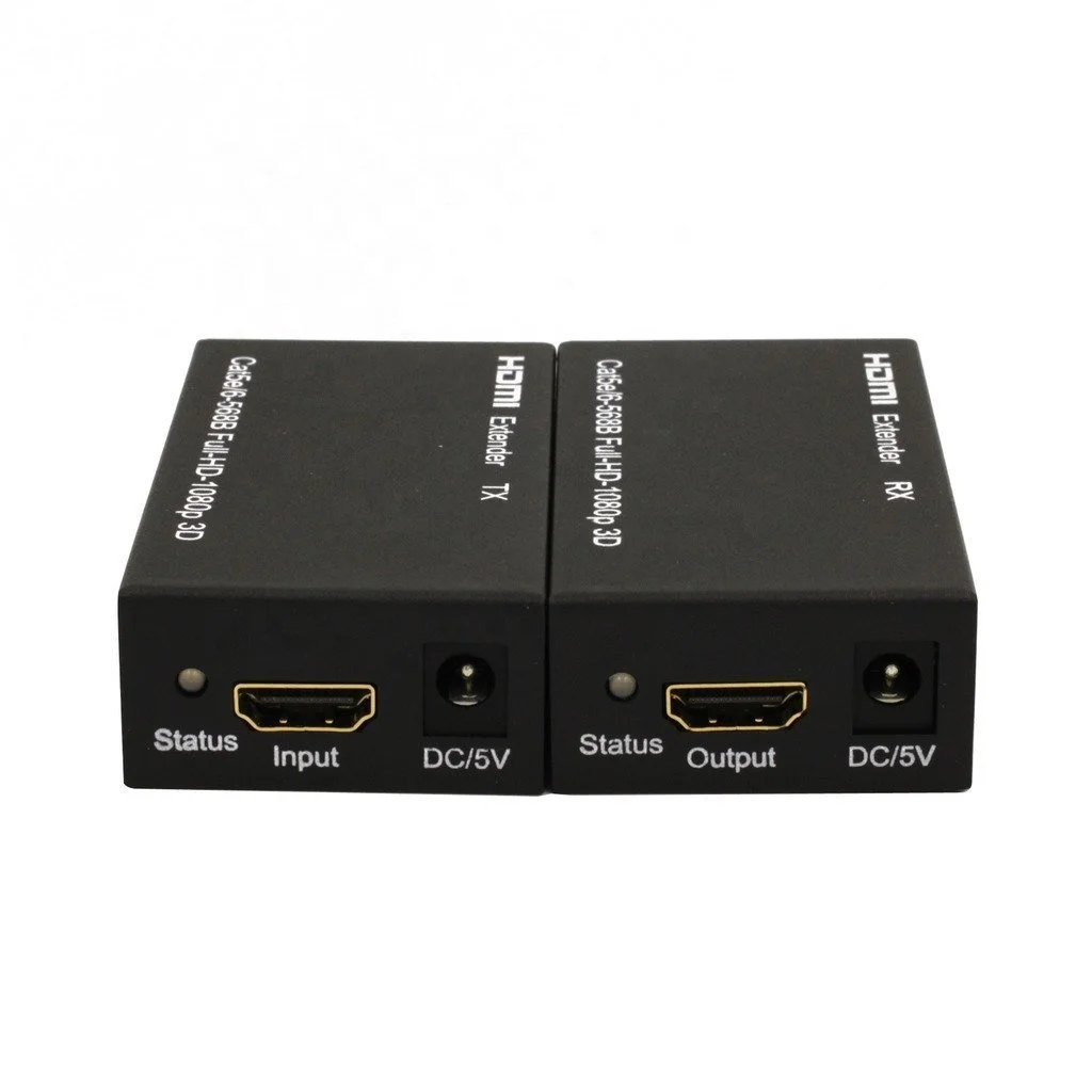 60M 3D 1080P 196ft HDMI Extender over single CAT5E/6 RJ45 Signal extender