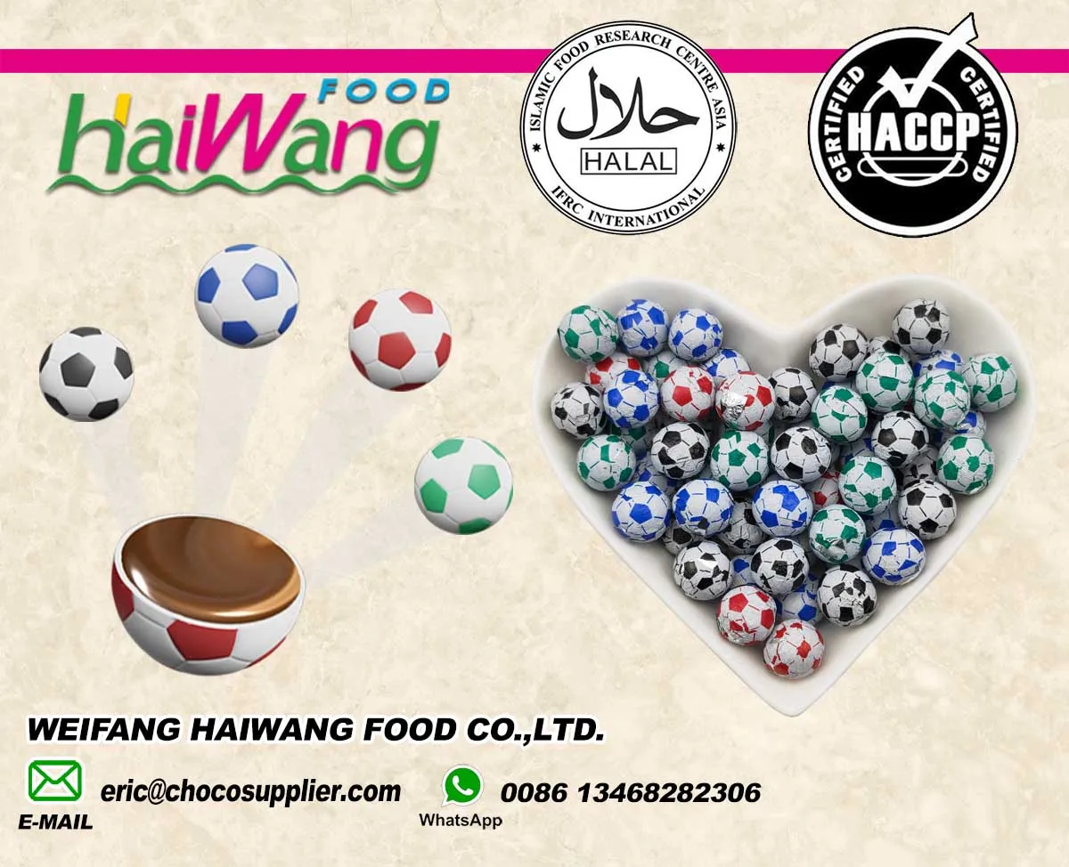 
Supply Colorful Packaging choco ball Shape Sweet Milk Chocolate Candy Halal Candies Low Price Wholesale 