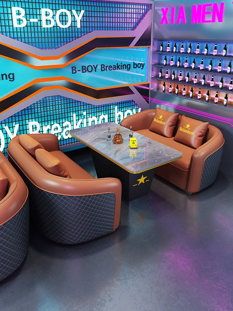 Luxury Booth Sofa Pu Leather Modern Vip Strip Night Club Bar Furniture Lounge Ktv Bar Sofa booth seating
