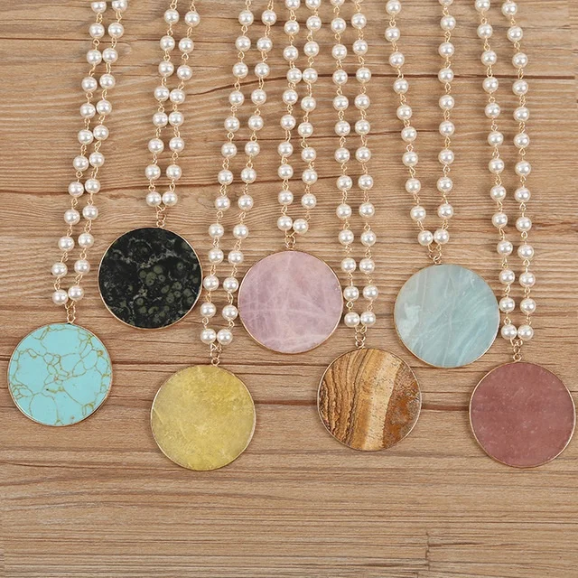 
 Красивое массивное Золотое и жемчужное ожерелье с монограммой, ожерелье для подружки невесты с бусинами в подарок  