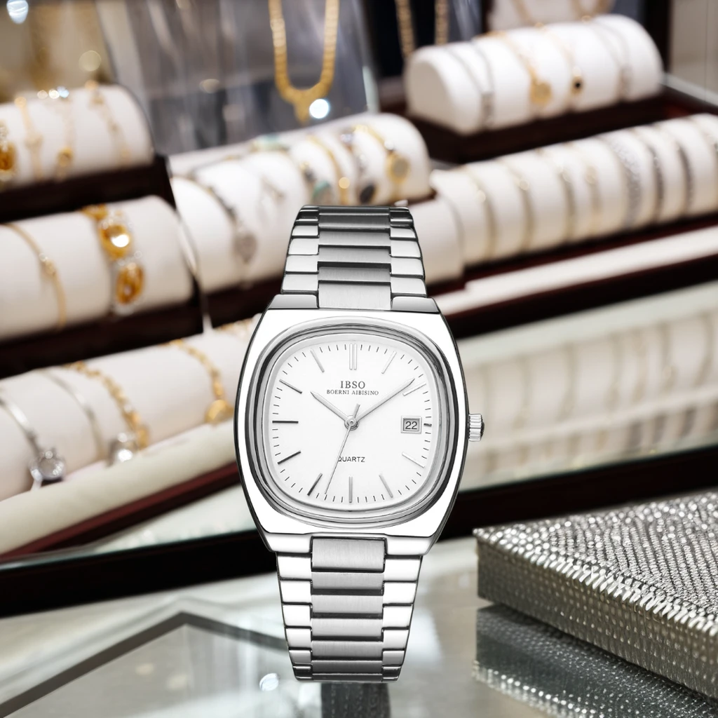 Luxury Quartz Analog Watch Custom Logo Movement Buckle Resistant High Quality Glass Popular Style Quartz Watches Waterproof