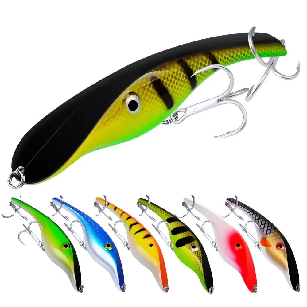 Great hunting fish pencil bait 145mm 41g plastic hard bait with BKB 2/0# treble hook For all top water