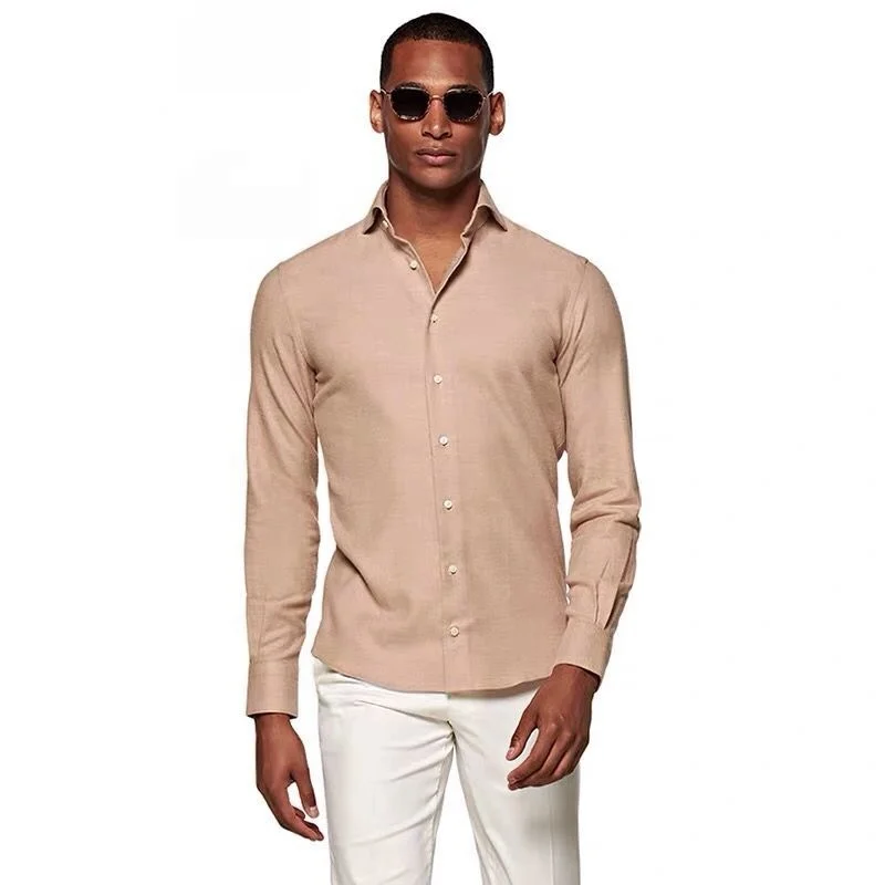 OEM MTM сделано для измерения Оптовая Продажа модная Клетчатая Мужская рубашка с длинным рукавом хлопковые фланелевые мужские рубашки на заказ