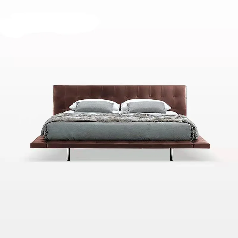 Custom made soft frame bed design modern Italian light luxury wedding hotel bed frame