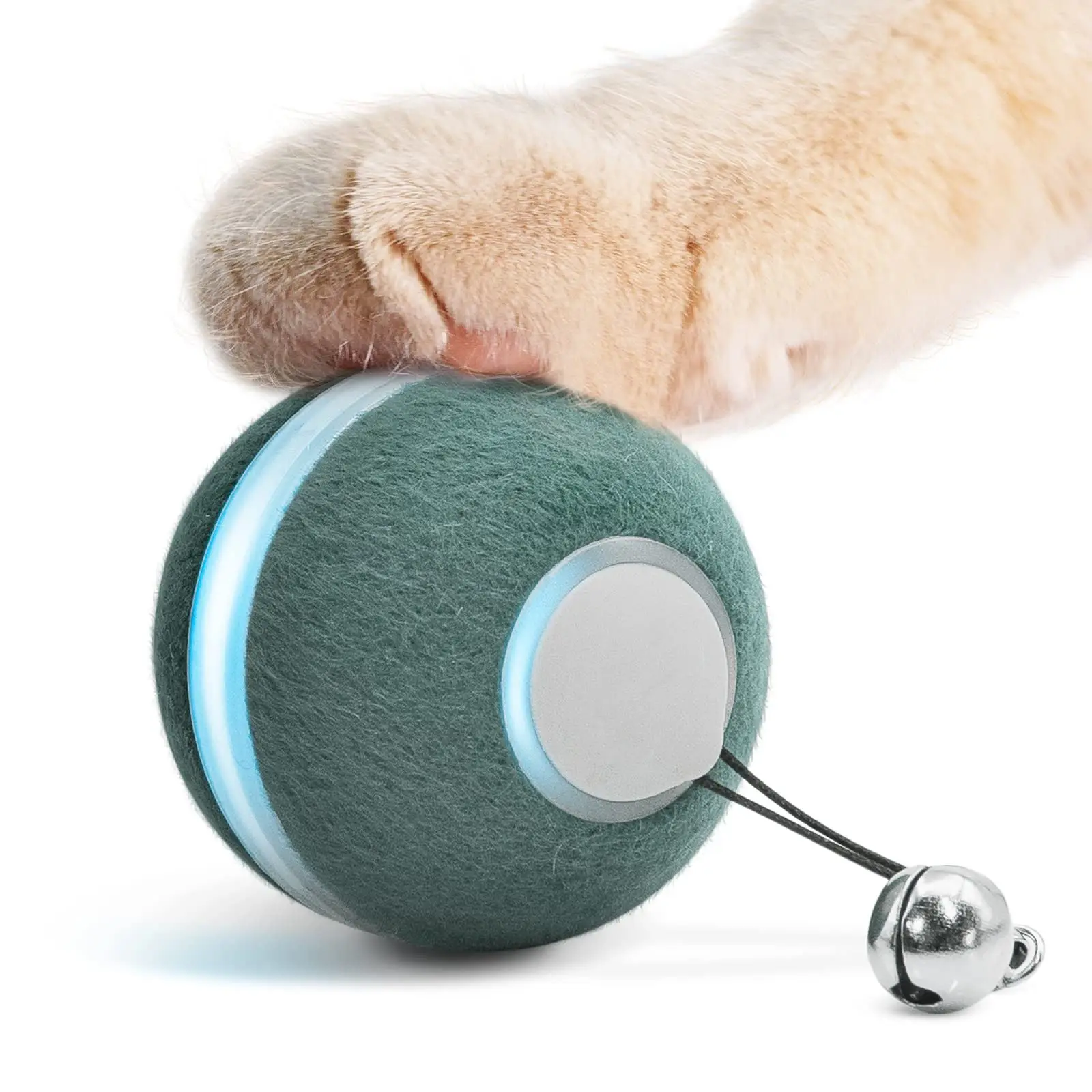 Interactive Cat Toys Automatic Moving Bouncing Rolling Ball With Lights Indoor Smart Kitten Cat Pet Ball Pet Toys