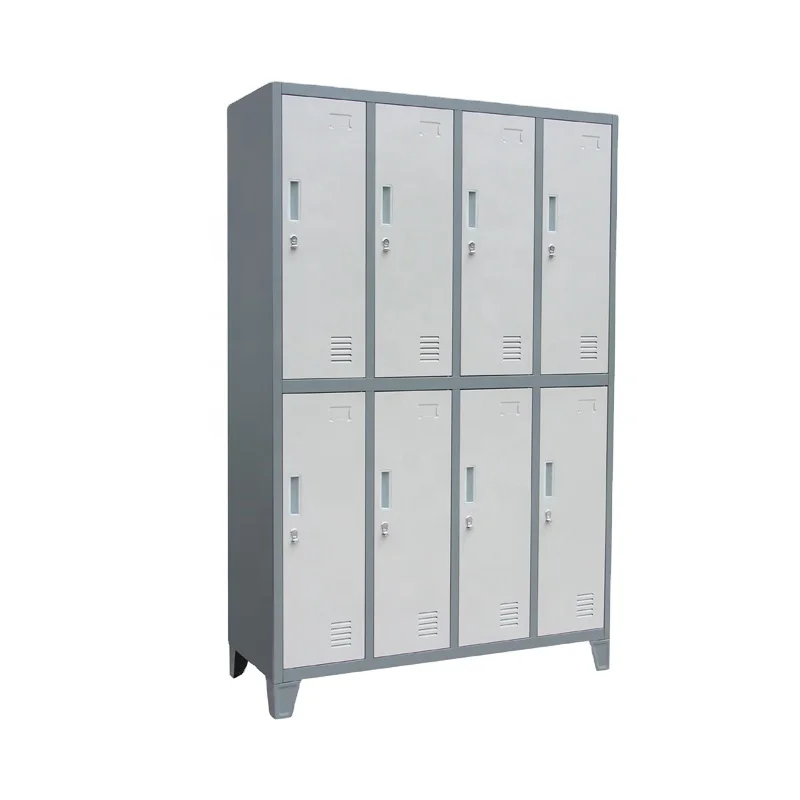 Gym Clothing Bathroom used storage locker cabinets metal 8 door steel locker change room lockers