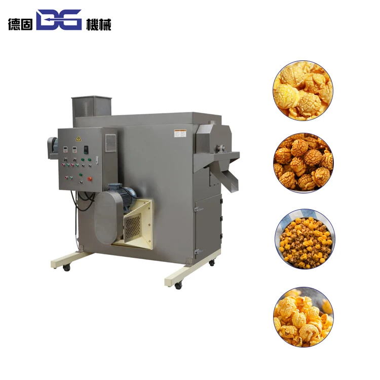 Китайская машина для производства сыра, манго, клубники, карамели, попкорна, попкорна, линия по производству Поппер от DG Machinery