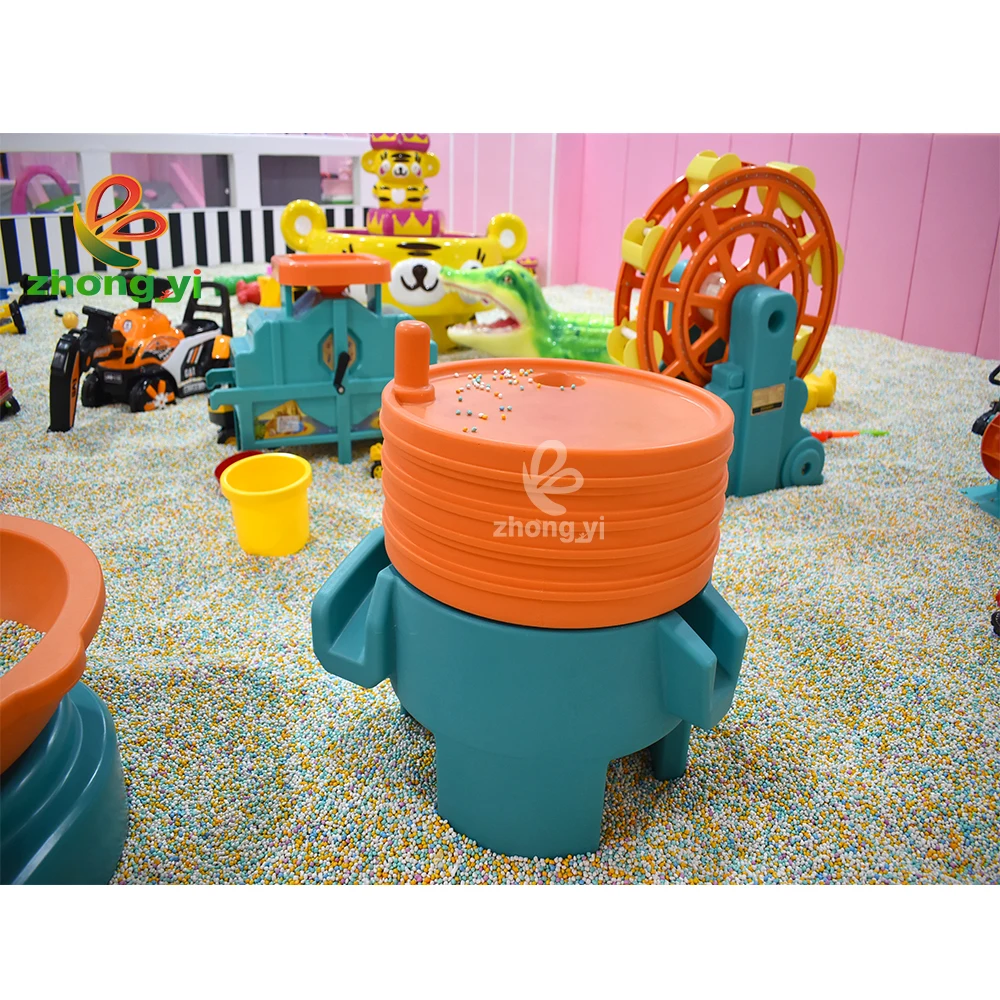 Zhongyi Amusement Patent Large Sand Pool Toys Kids Sand Pit Outdoor Beach Sand Toys for Indoor Playground